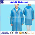 Fashion Women Adult Yelllow Creative EVA Raincoat Waterproof Long Sleeve Coat